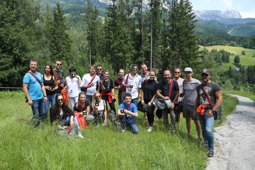 Die Teilnehmer vom Foraging-Event in Leogang.