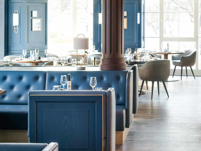 Brasserie mit hanseatischem Charme.