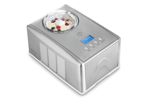 Springlane Glacemaschine Emma Gesehen für ca. 232 Franken. Im antihaftbeschichteten 1,5-Liter-Behälter aus Edelstahl ist Platz für bis zu 14 Kugeln der Lieblingssorte – inklusive Nachkühlfunktion bis zu einer Stunde. springlane.de 