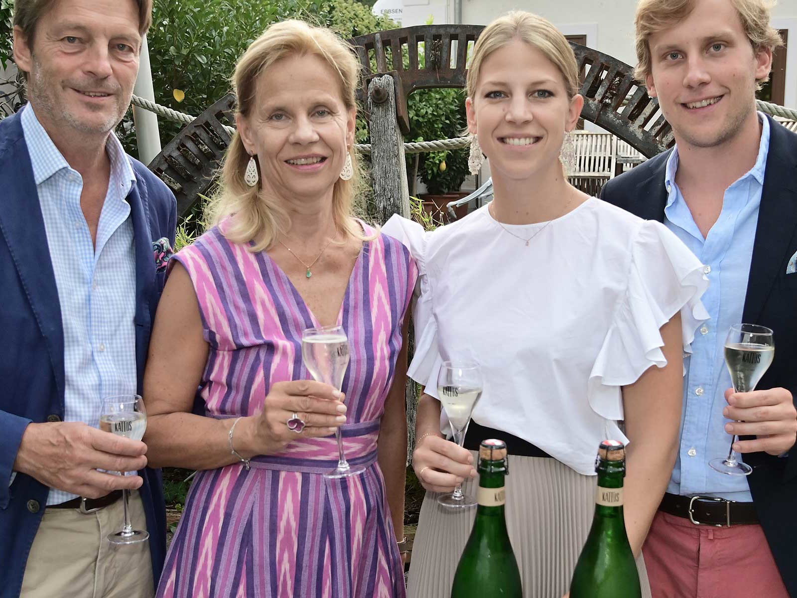 Ernst und Maria Polsterer-Kattus mit Sophie und Johannes Kattus
