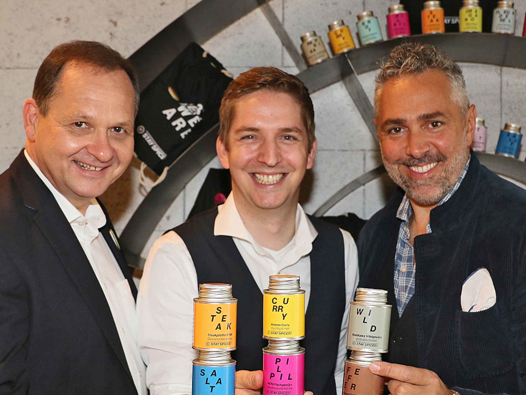 Helmut Gstöhl, Lukas M. Walchhofer und Roland Trettl haben sich von der »Chili-Lily« verabschiedet.