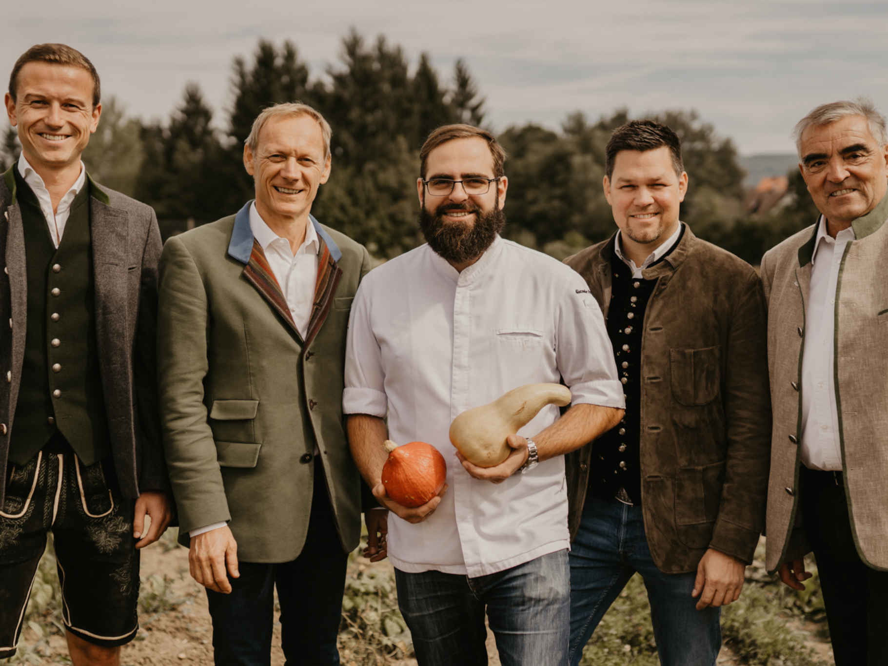 Philipp Schäffer, Christian Stadler, Alexander Posch, Philipp Florian und Johannes Obenaus.