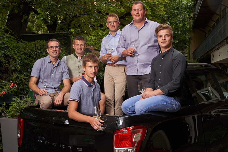 Die Finalisten der Schlossquadrat Weintrophy 2019.