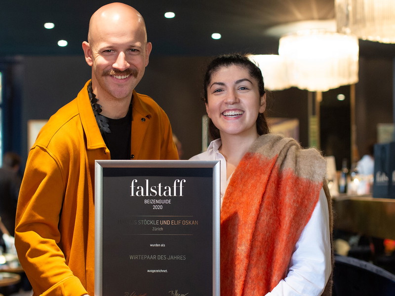 Markus Stöckle mit Elif Oskan: Das Wirtepaar des Jahres
