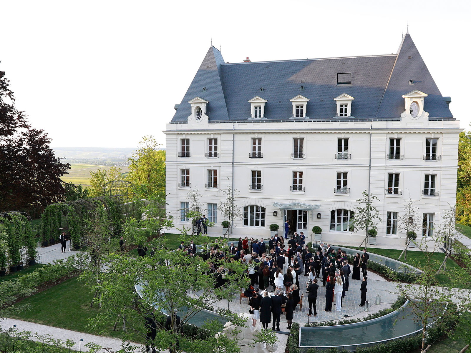 Zutritt zum Château de Saran erhalten Gäste nur auf EInladung des Champagnerhauses.