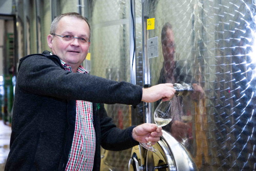 Franz Pichler (Weinhof Pichler) präsentierte seinen Junker.