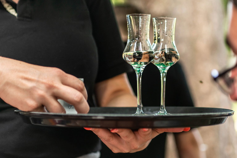 Zur Wiedergutmachung gab's Grappa aufs Haus.