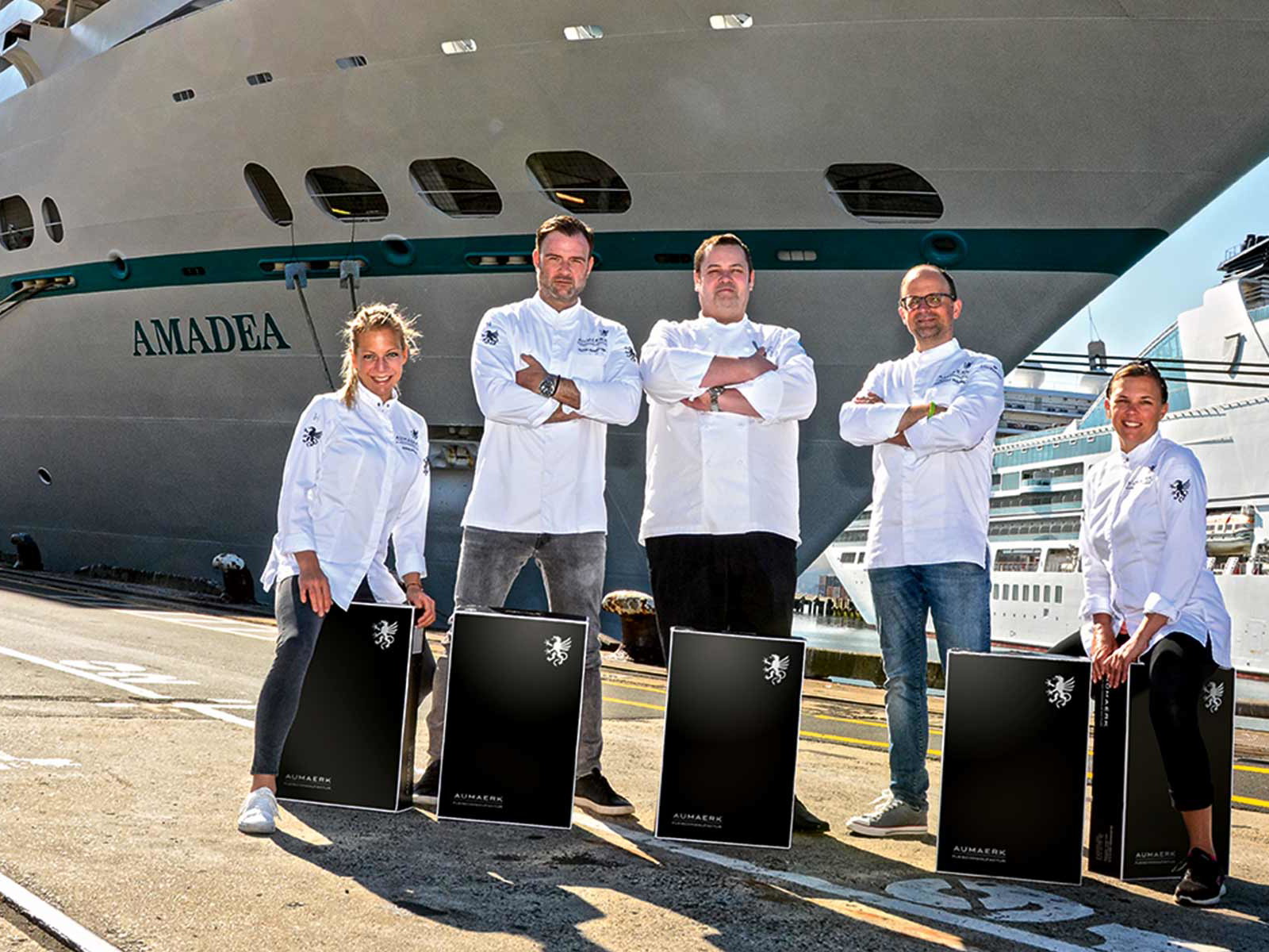 Bestens vorbereitet: Sophie Pachler, Oliver Scheiblbauer, Friedrich Pichler, Alexander Eichinger, Doris Eichinger.