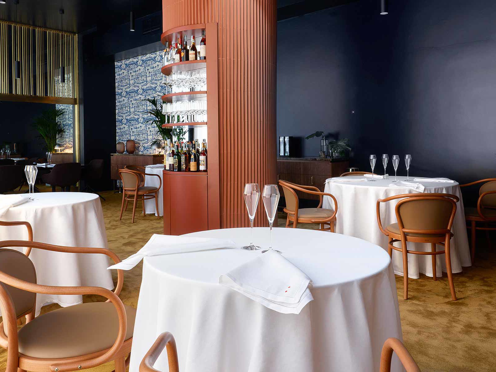 Eugenios Boers Restaurant »bu:r« nimmt Elemente der 70er-Jahre ­in der Inneneinrichtung auf.&nbsp;