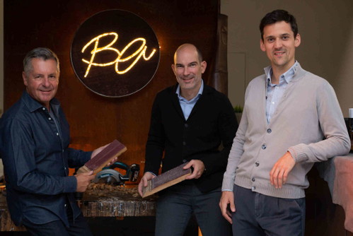 Gerhard Weber (»BarrelArt«), Gregory Pilz und Stefan Prugger (beide »Pilz &amp; Partner«).