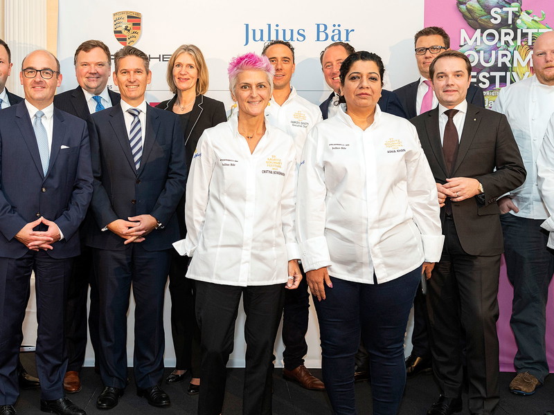Guest Chefs, Direktoren&nbsp;und Local Chefs am Gourmet Festival in Zürich.