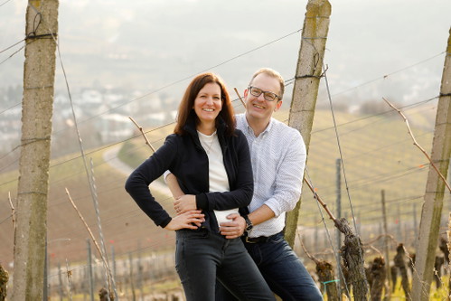 Yvonne Keßler und Martin Männer, Weingut Blankenhorn: neue Vinothek – und Dichtpflanzungen im Schliengener Sonnenstück.