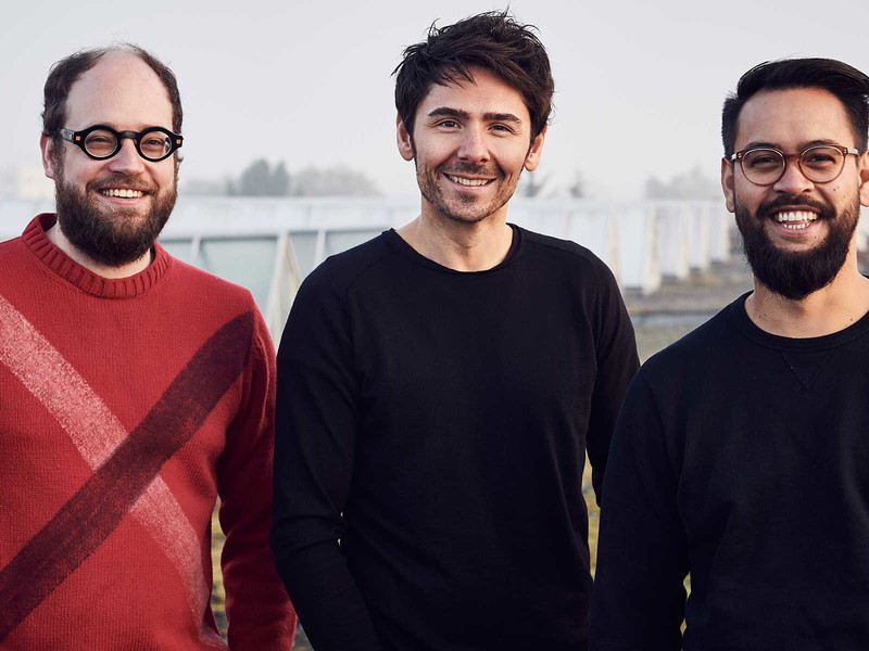 Die Gastgeber:&nbsp;Valentin Diem, Nenad Mlinarevic und Patrick Schindler