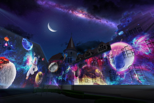 Illuminarium Zürich Besucher des Weihnachtsmarktes beim Landesmusuem Zürich erwartet eine Winterwunderwelt aus Licht, Illumination, Illusion, Musik und Kulinarik.