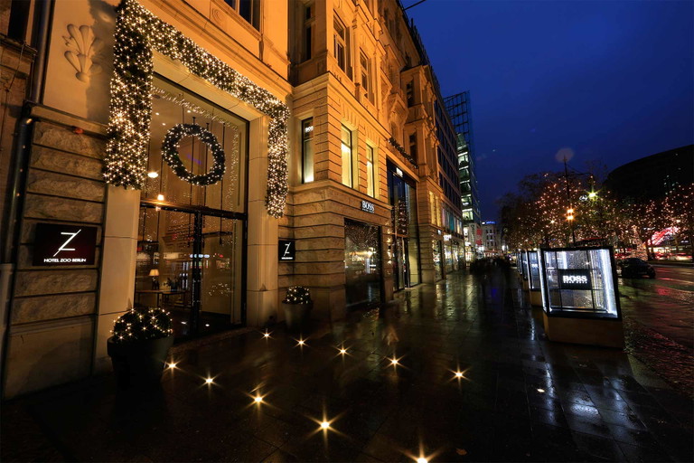 Die Referenzliste von MK Illumination umfasst 120 Länder, hier Berlin mit dem »Hotel am Zoo«.