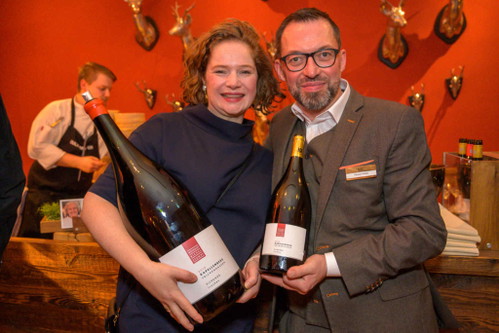 Weine aus dem Weingut »Bickel-Stumpf« wurden ausgeschenkt.
