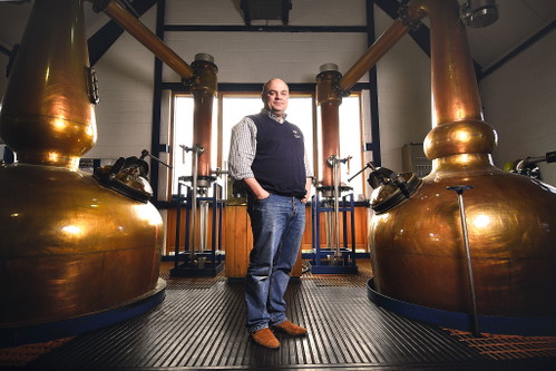 Jenseits von Schottland: Andrew Nelstrop (St. George‘s Distillery) aus Norfolk streicht die englische Herkunft schon am Label klar heraus.