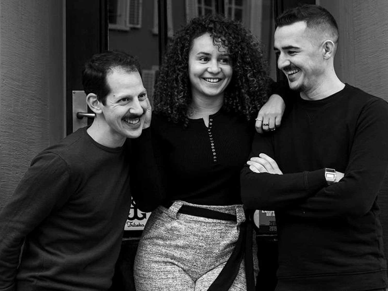 Zizi Hattab und ihr Team: Sous Chef Alessandro Scaccia und Gastgeber Bernd Vogel.