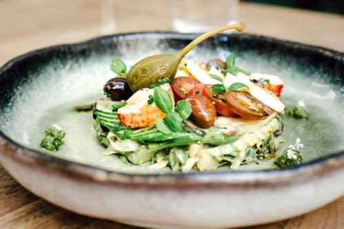 Hummersalat Riviera aus dem »Pauly Saal«.