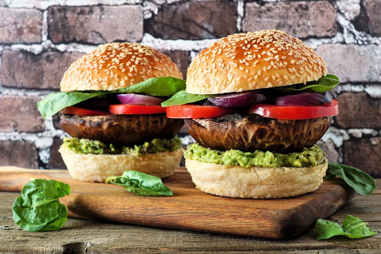 Pilze statt Fleisch-Patties
