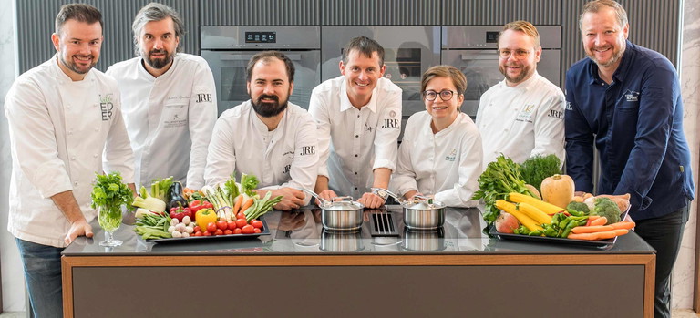 Die einzige Köchin unter den Jeunes Restaurateurs: Astrid Krainer.