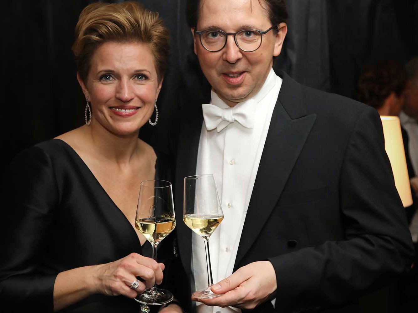 Birgit und Heinz Reitbauer vom Wiener »Steirereck« besuchten den Falstaff Champagnersalon