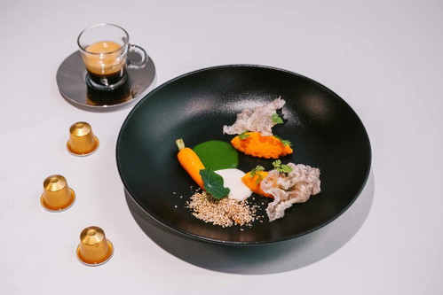 Kreation aus Karotte und Passionsfrucht