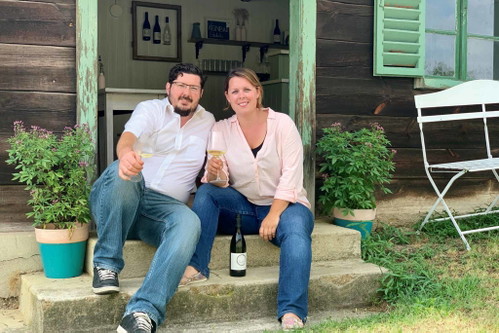 Das Ehepaar Rainer und Kathrin Stubits führt in dritter Generation den Betrieb am Csaterberg.