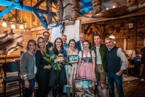 Markenbotschafterin Maria Mittendorfer wurde feierlich verabschiedet.