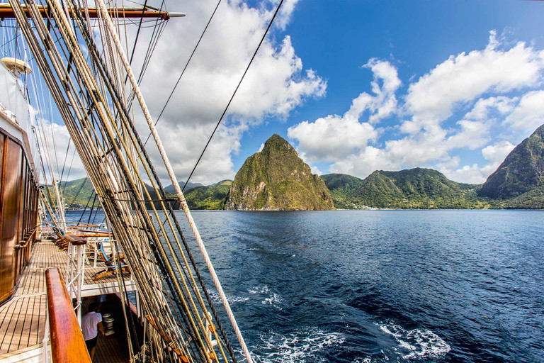 Ungewohnter Anblick für Kreuzfahrtpassagiere: die Takelage der Sea Cloud.