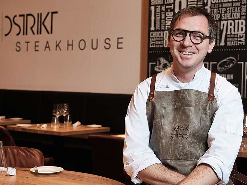 Max Stiegl im »Dstrikt«