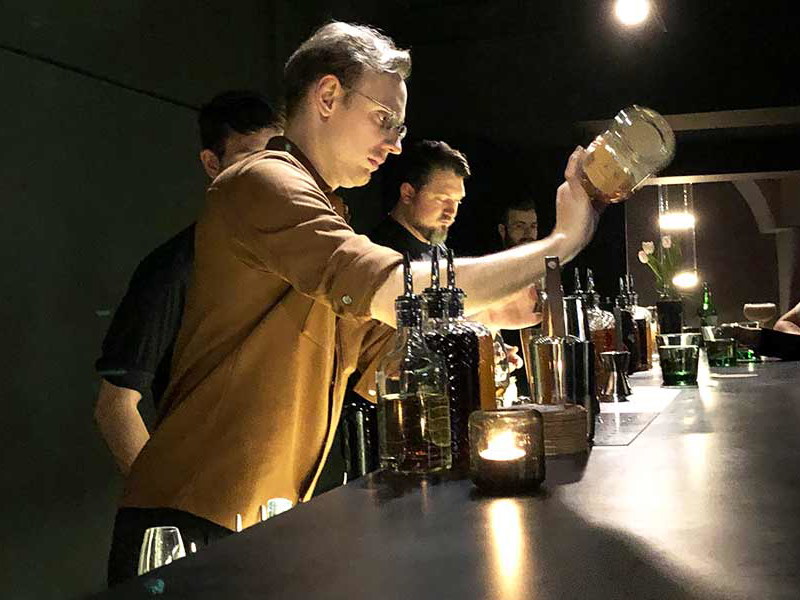 David Kranabitl und Dominik Möller in ihrer Bar