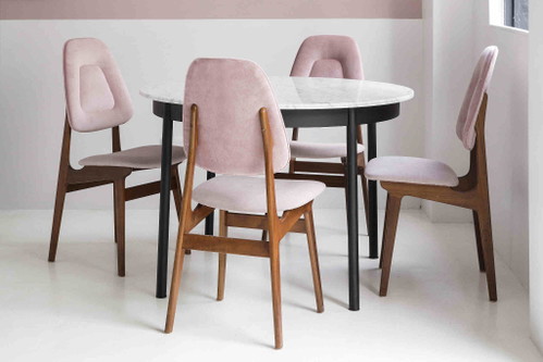 »Mulberry &amp; Prince«: Pink trifft auf Anthrazit, Messing und Marmor. Mehr Zeitgeist geht kaum.