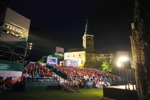 5. Güssing Die hochqualitativen Aufführungen von Intendant und Regisseur Frank Hoffmann (siehe nächstes Foto) auf der Burg Güssing versetzen das Publikum Jahr für Jahr in Begeisterung. Außerdem auf dem Programm des Kultursommers: musikalische und kabarettistische Schmankerl. kultursommer.net