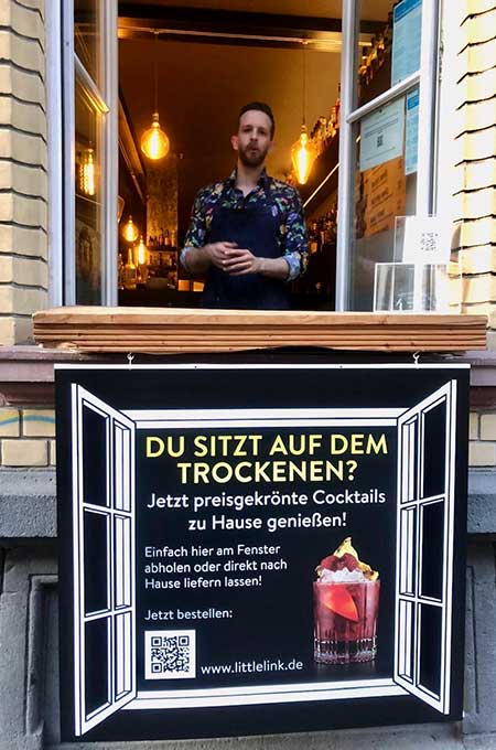 Cocktails to go im »Little Link«.