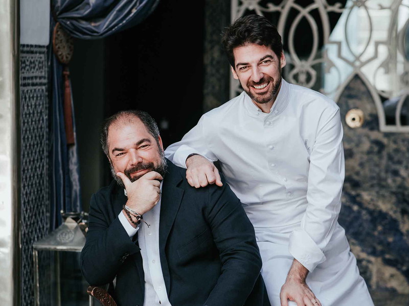Massimiliano Alajmo (r.) und sein älterer Bruder Raffaele.