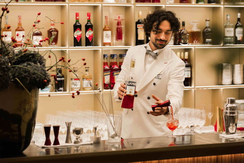 Die »Bar Campari« lebt das italienische Lebensgefühl.