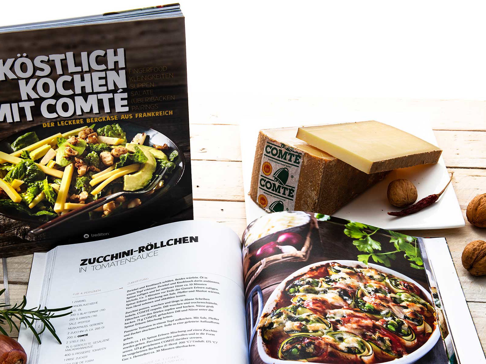 Das Käsekochbuch von Comté.