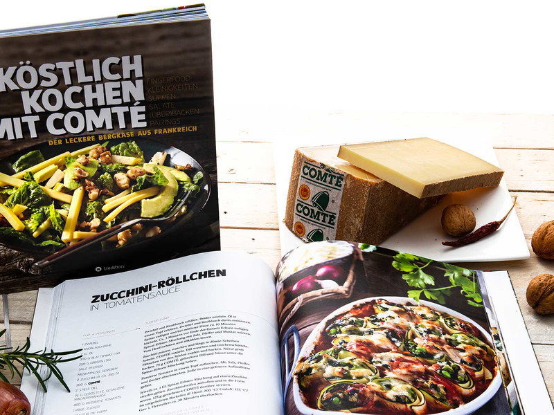 Das Käsekochbuch von Comté.