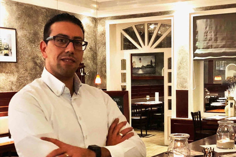 Artin Martinian, Geschäftsführer des Restaurants »Esszimmer 5630« in Remscheid.