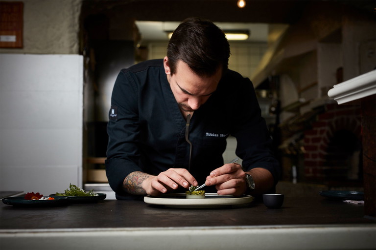Spitzenkoch Tobias Hoesli in seiner «Marktküche»