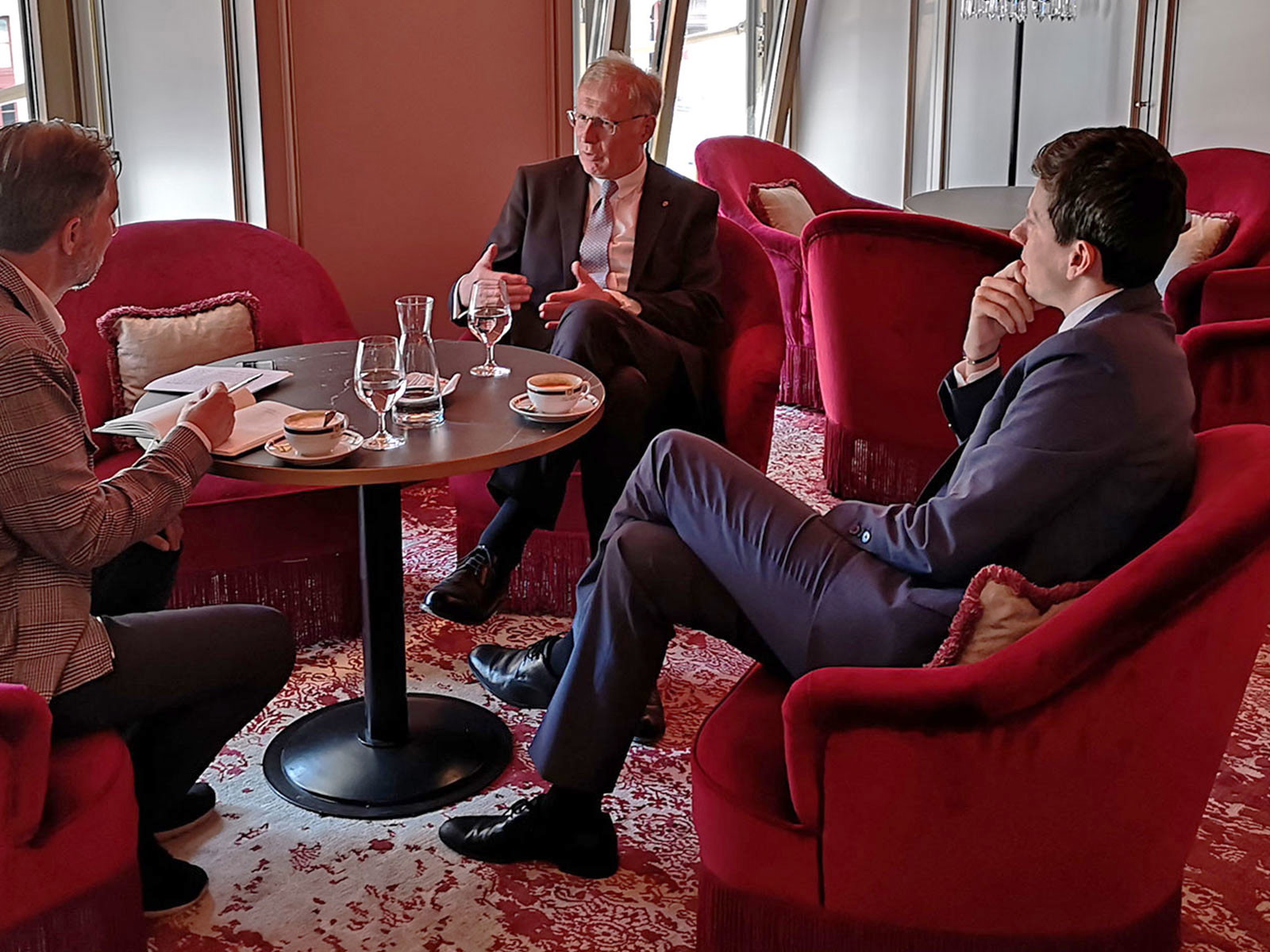 Bernhard Degen im Gespräch mit Reiner Heilmann und Andreas Keese