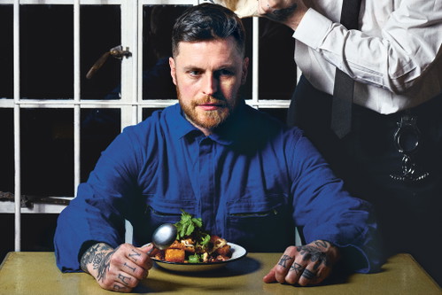Lee Tiernan mit seinem »Todeszellen-Gericht« Mapo Tofu.