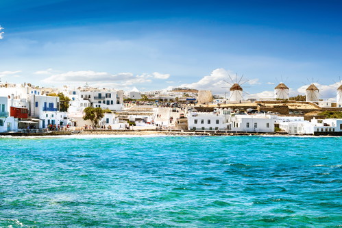 Zwischen Beautiful People auf der Partyinsel Mykonos...