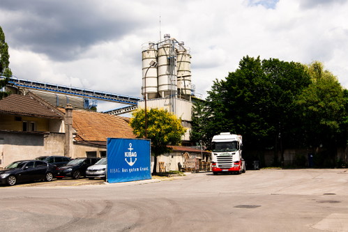KIBAG Werkhof in Wollishofen am Zürichsee