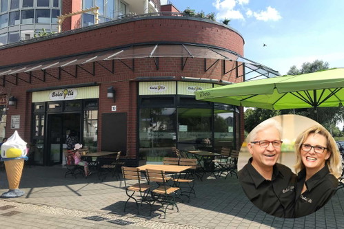 Regina und Manuel Drösler, Dolci Eis-Lounge, Teltow, Brandenburg