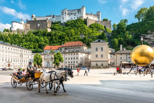 Die Stadt Salzburg ist bei Touristen ebenfalls sehr beliebt.