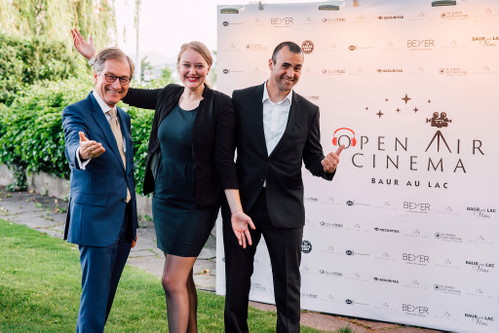 «Baur au Lac» General Manager Wilhelm Luxem (links) mit seinem Team