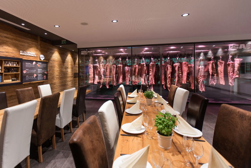 Die »Steakschaft« Fleischererlebniszentrale.