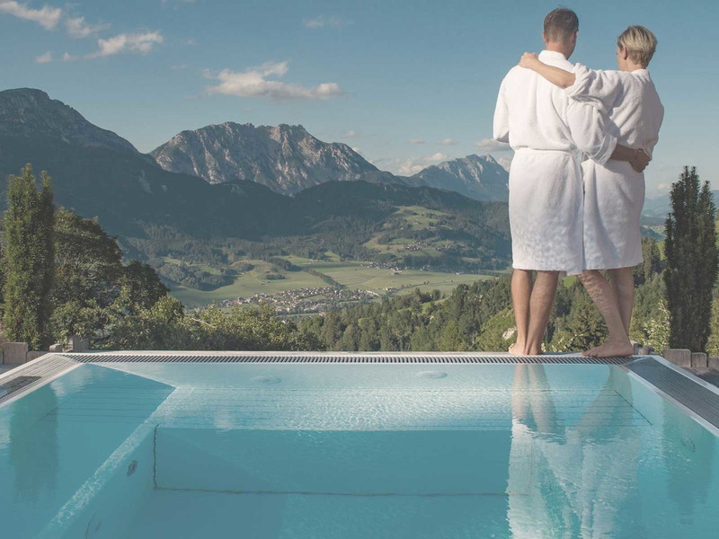 Das »Höflehner« bietet Wellness mit Ausblick.